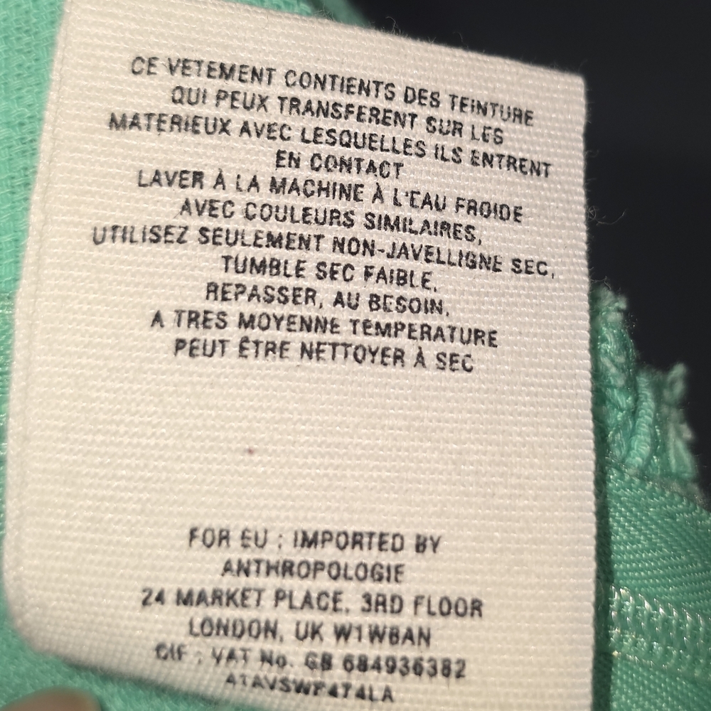 Cartonnier for Anthropologie Green Tailored Shorts – Women’s Size 2 - Picture 7 of 7